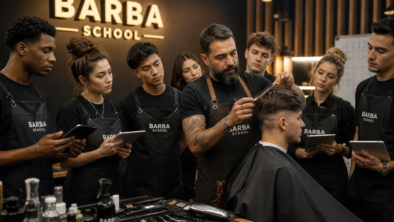 Praktik dan standardisasi barber di Barba School